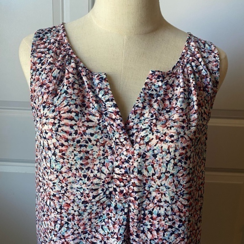 🌺 3/$25 🌺 Trixxi | Women’s Colorful Sleeveless Blouse | Sz Medium | - Picture 2 of 7
